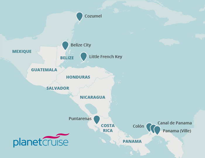 Central America ports